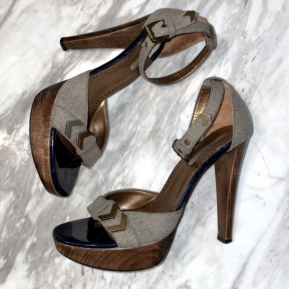 Stella McCartney Tan Platform Stiletto Heels 40 / 9.5 - Picture 4 of 9